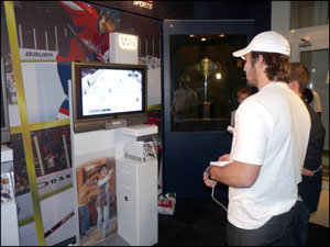 NHL 2K10 cover athlete and spokesman, Alexander
Ovechkin
