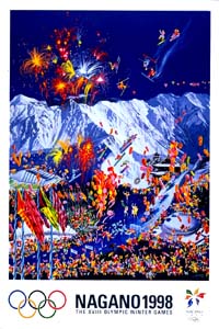 Olympic Winter Games 1998 Poster