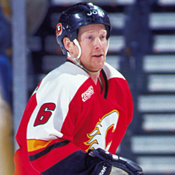 Lot Detail - Phil Housley's 1999-2000 Calgary Flames Game-Worn Third Jersey  with LOA