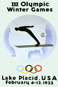 Olympic Winter Games 1932 Poster