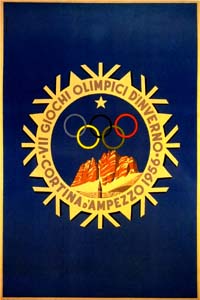 Olympic Winter Games 1956 Poster
