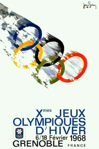 Olympic Winter Games 1968 Poster