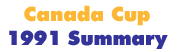 Canada Cup 1991 Summary