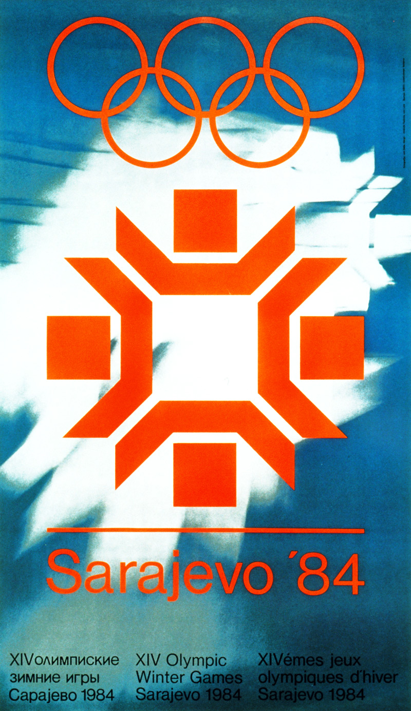 1984 Sarajevo Olympics poster