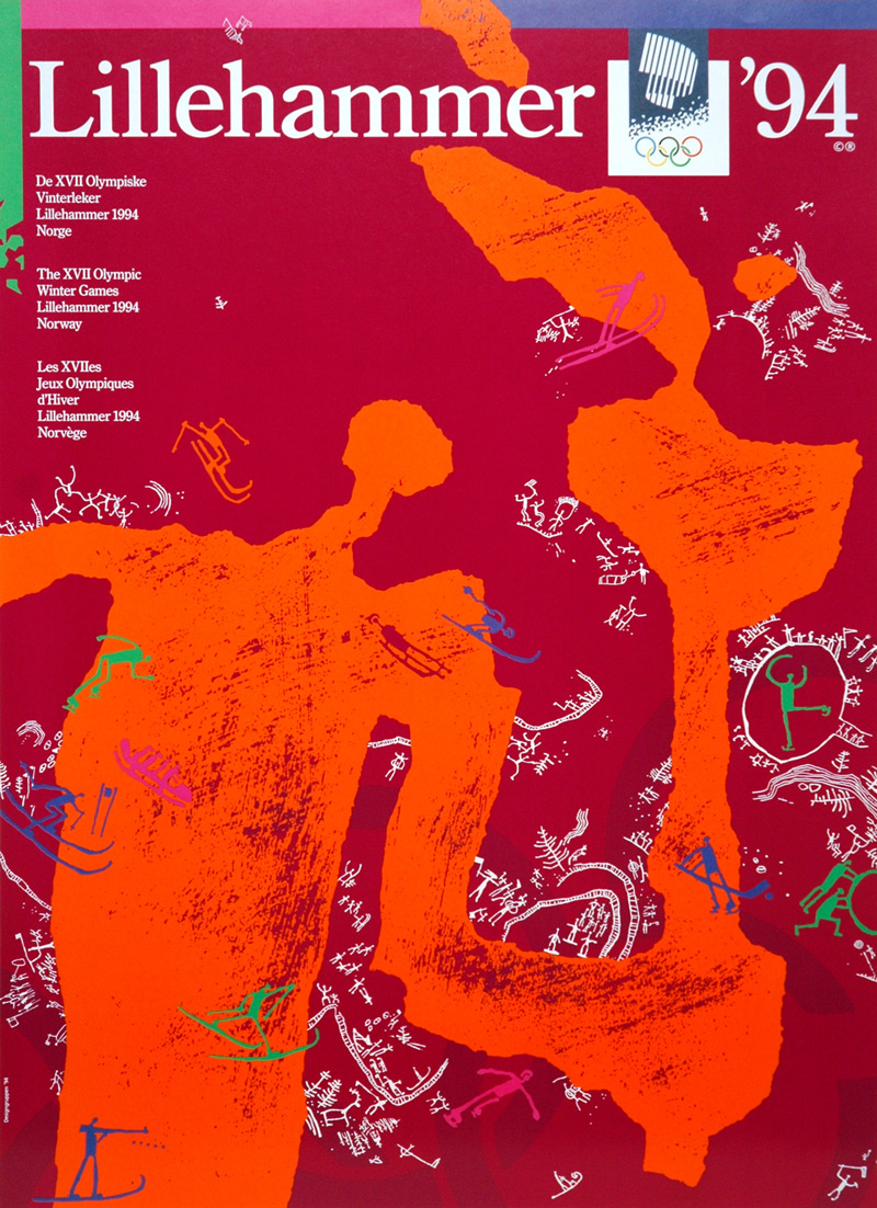 1994 Lillehammer Olympics poster