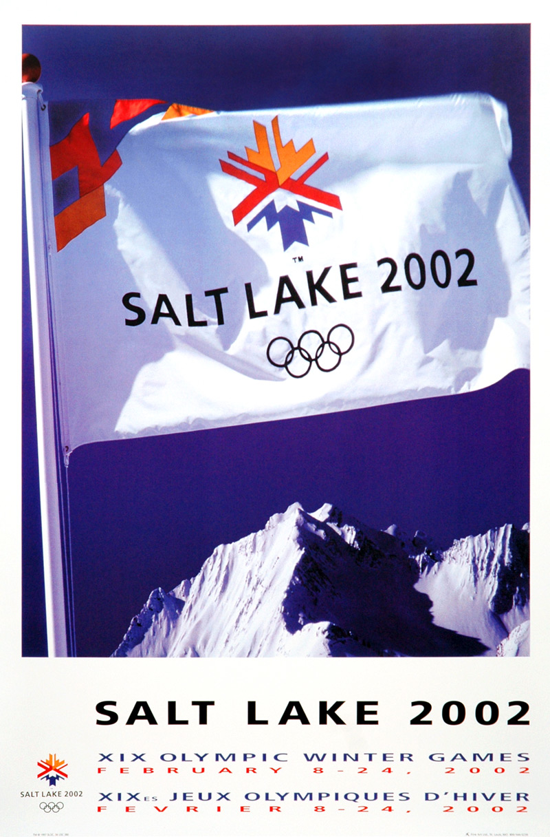 2002 Salt Lake City Olympics poster