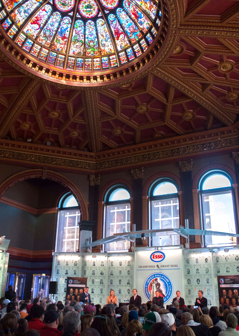 Hockey Hall of Fame ceiling