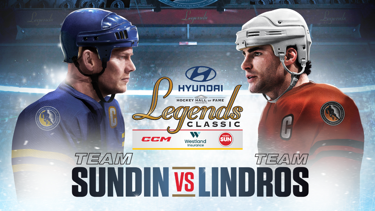 Hockey Hall of Fame Legends Classic takes place on Sunday, November 13.