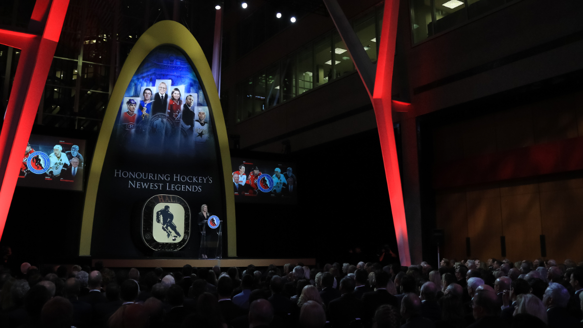 The stage at the 2019 Induction Celebration